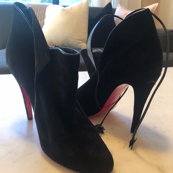 Christian Louboutin Shoes - Louboutin Booties in Black